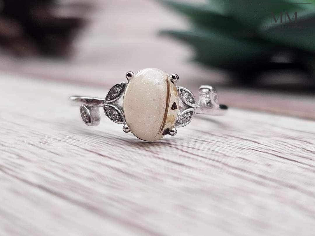 Breastmilk Jewelry Ring Diy, Breastmilk Jewelry DIY, Silver RING 925 White  Gold Plated, Breastmilk Kit, Keepsake Jewelry, Adjustable 