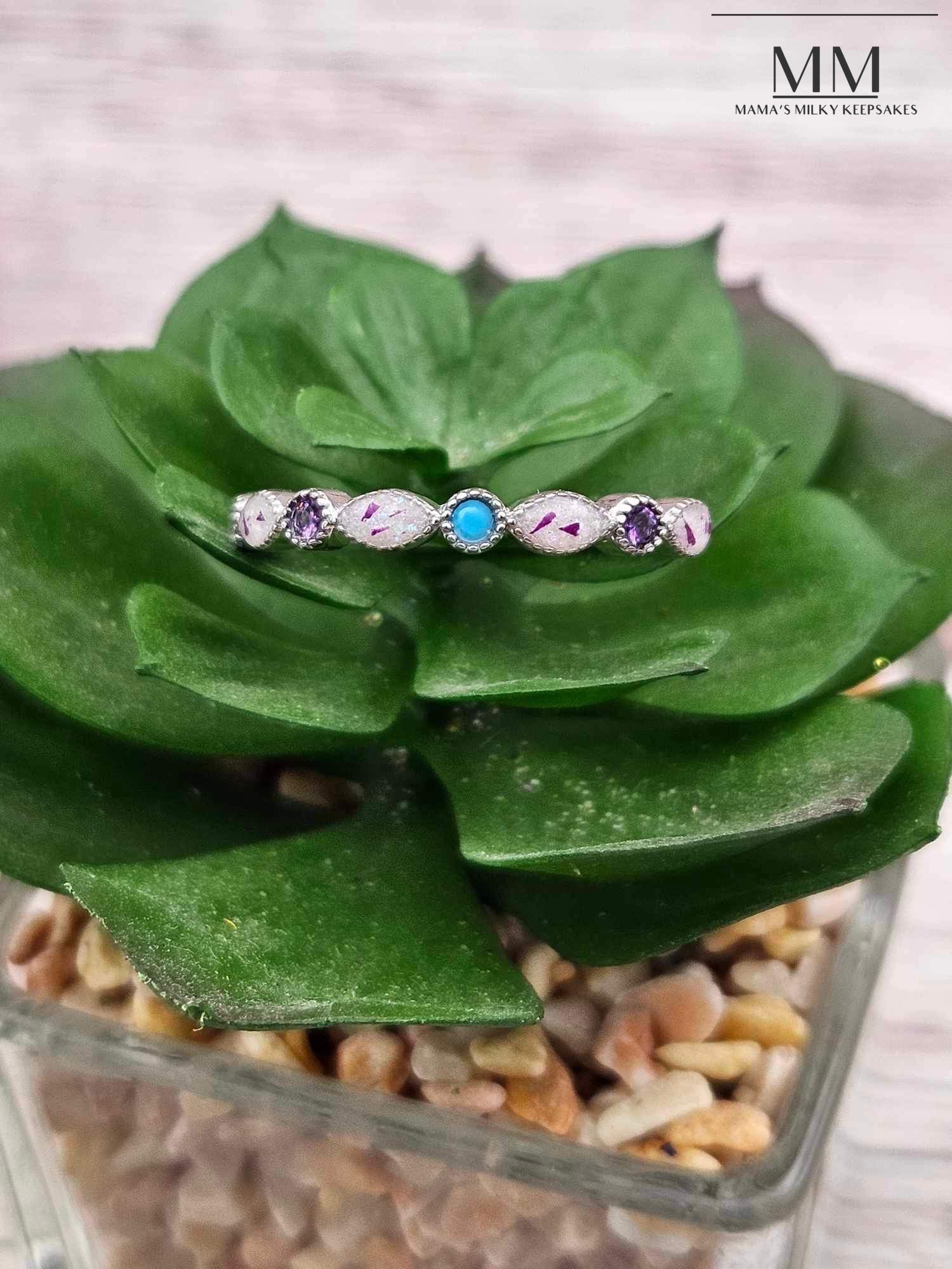 Breastmilk Marquise Stacking Ring
Cremation Marquise Stacking RIng Keepsake Marquise Stacking Ring
 Sterling Silver Marquise  Stacking Ring
Hair Marquise Stacking Ring, Ash Marquise Stacking Ring , Umbilical Cord Marquise Stacking Ring
BreastmilkJewelry Marquise Stacking Ring
