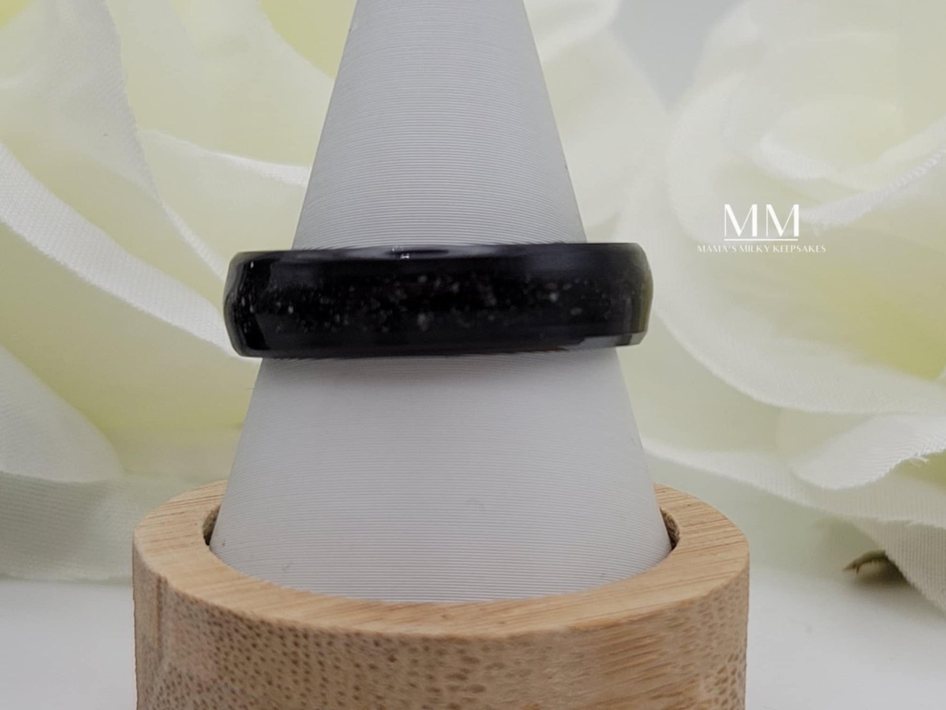 Breastmilk Mens Ring Band, Cremation Mens Ring Band, Keepsake Mens Ring Band, Sterling Silver Mens Ring Band, Hair Mens Ring Band, Ash Mens Ring Band, Umbilical Cord Mens ring Band, BreastmilkJewelry Mens Ring Band