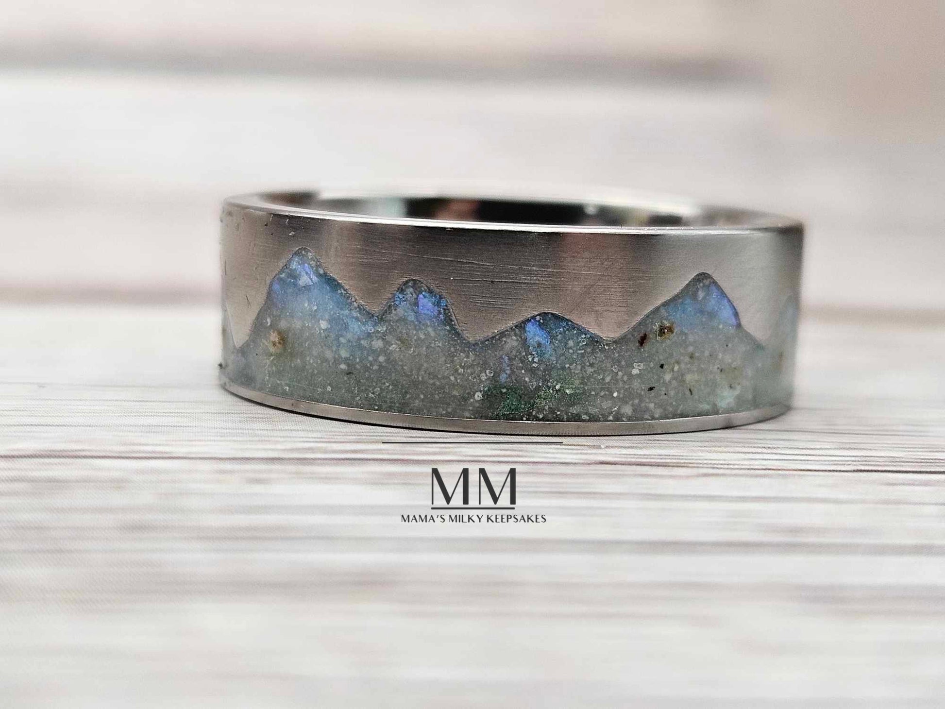 Breastmilk Mens Ring Cremation Mens Ring, Keepsake Mens Ring, Sterling Silver Mens Ring, Hair Mens Ring, Ash Mens Ring, Umbilical Cord Mens Ring, BreastmilkJewelry Mens Ring