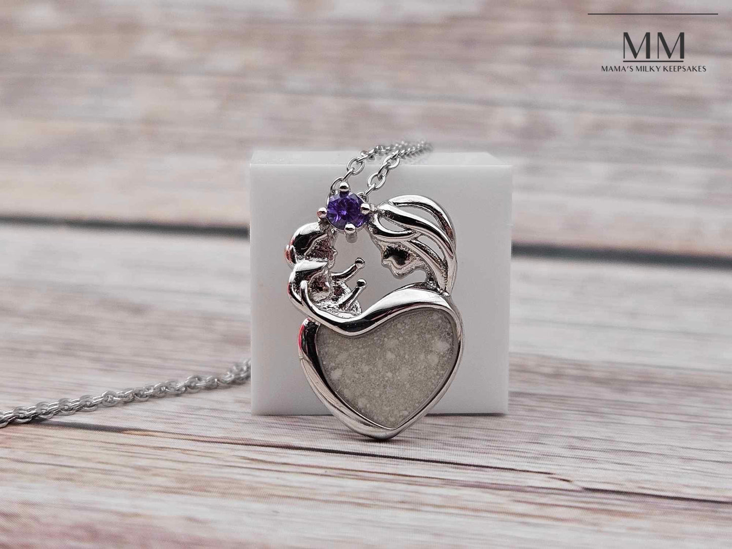 Twins + Mama Birthstone Necklace DIY