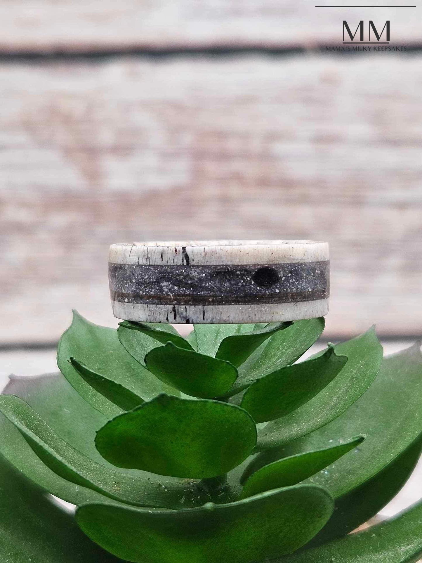 Breastmilk Mens Ring Band, Cremation Mens Ring Band, Keepsake Mens Ring Band, Sterling Silver Mens Ring Band, Hair Mens Ring Band, Ash Mens Ring Band, Umbilical Cord Mens ring Band, BreastmilkJewelry Mens Ring Band