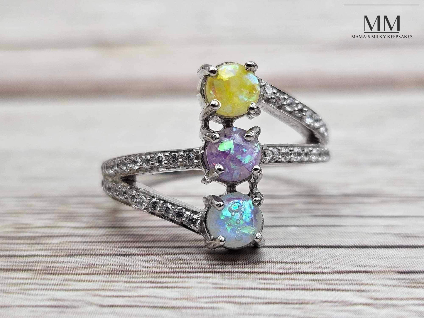 Madelyn Three Stone Ring DIY