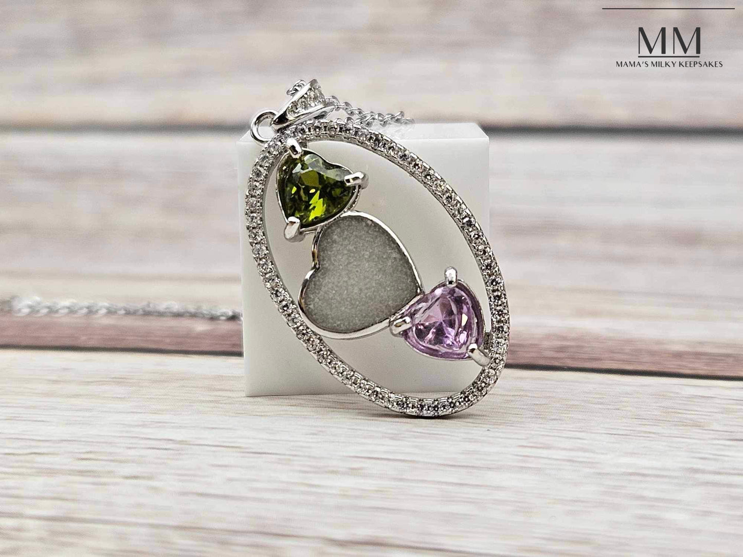 Three Hearts Necklace DIY