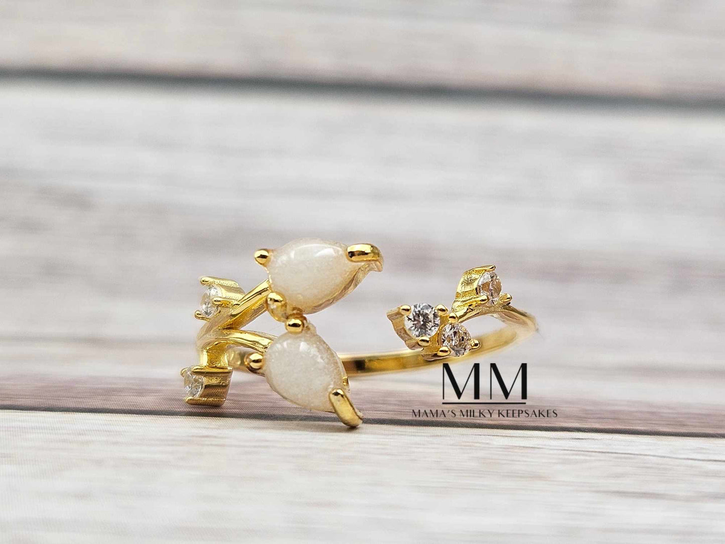 Breastmilk Pear Ring, Sterling Silver Pear Ring, Hair Pear Ring , Ash Pear Ring, Umbilical Cord Pear Ring, BreastmilkJewelry Ring
