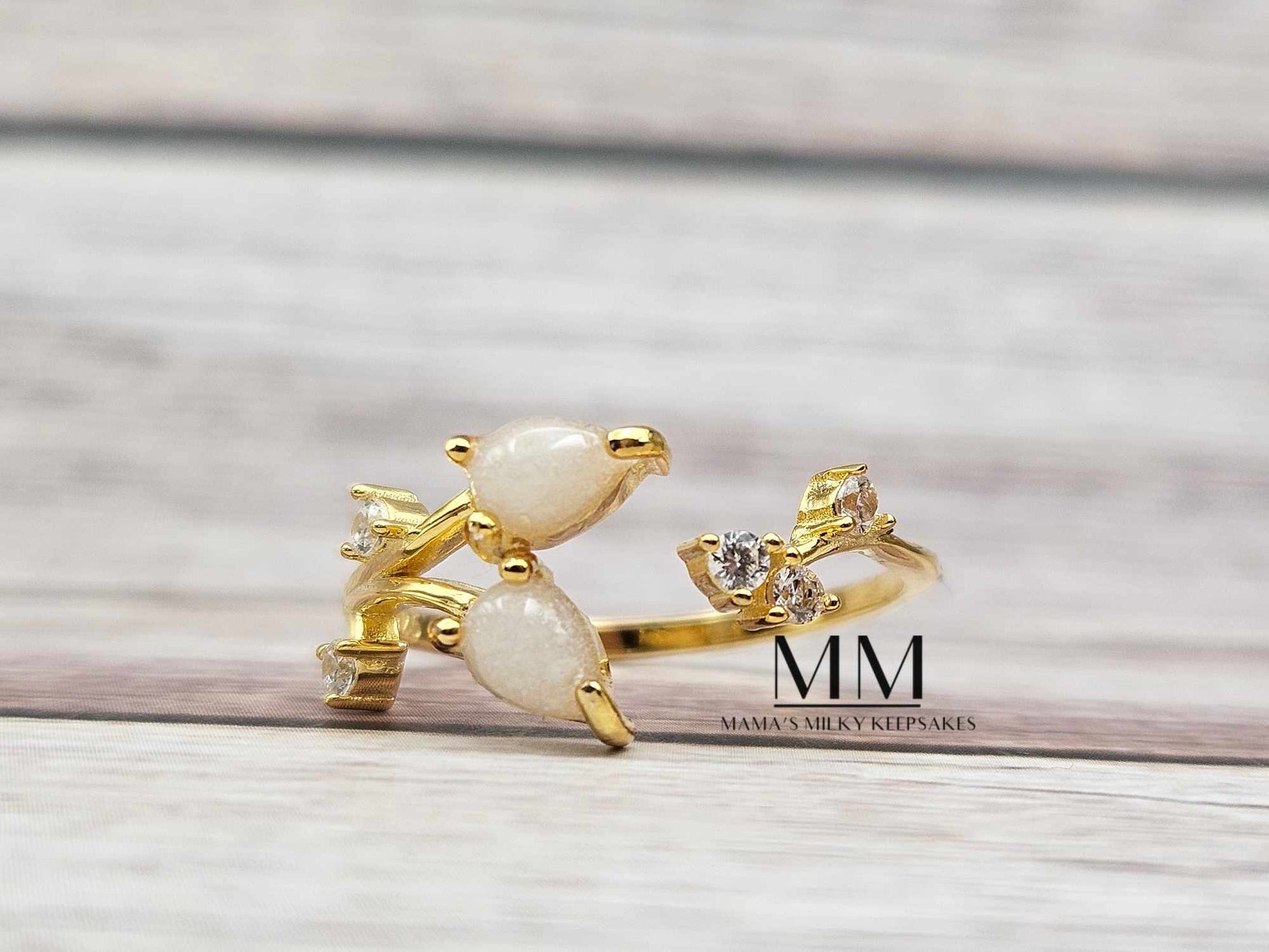 Breastmilk Pear Ring, Sterling Silver Pear Ring, Hair Pear Ring ,  Ash Pear Ring, Umbilical Cord Pear Ring, BreastmilkJewelry Ring