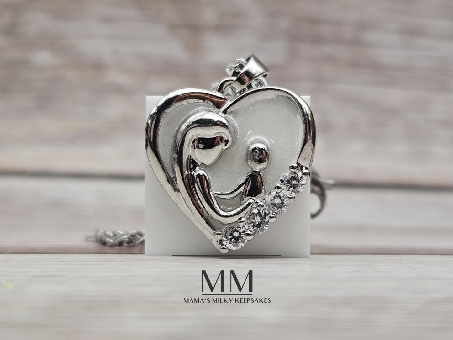 Mother and Child Necklace Pendant