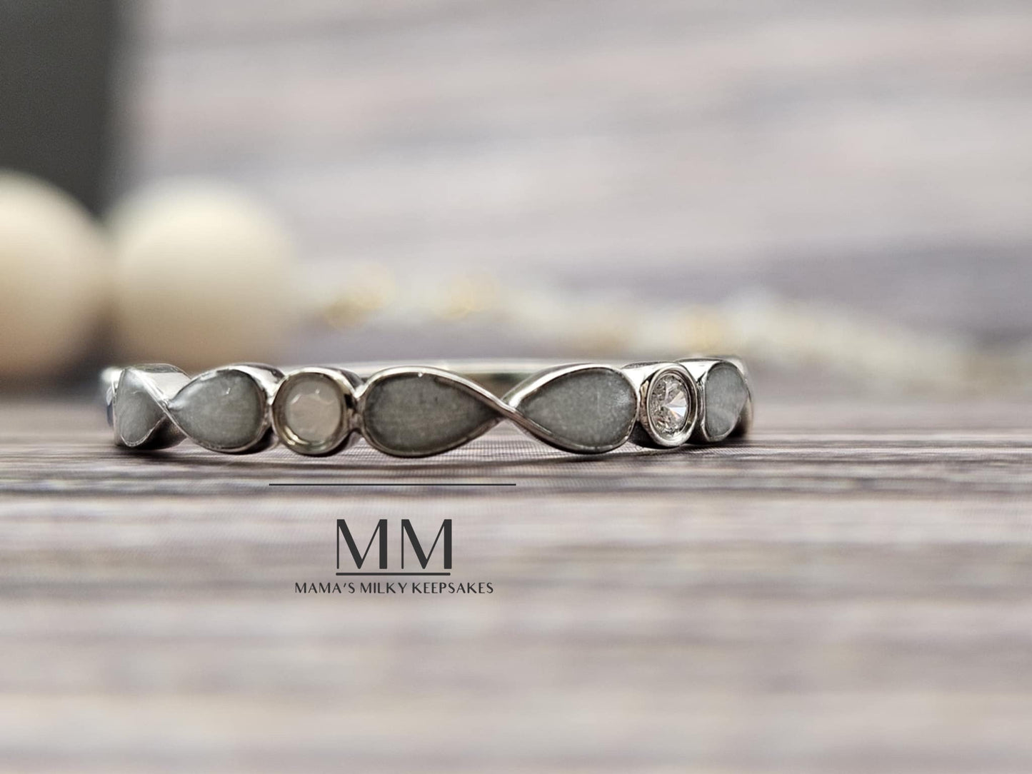 Infinity Birthstone Band