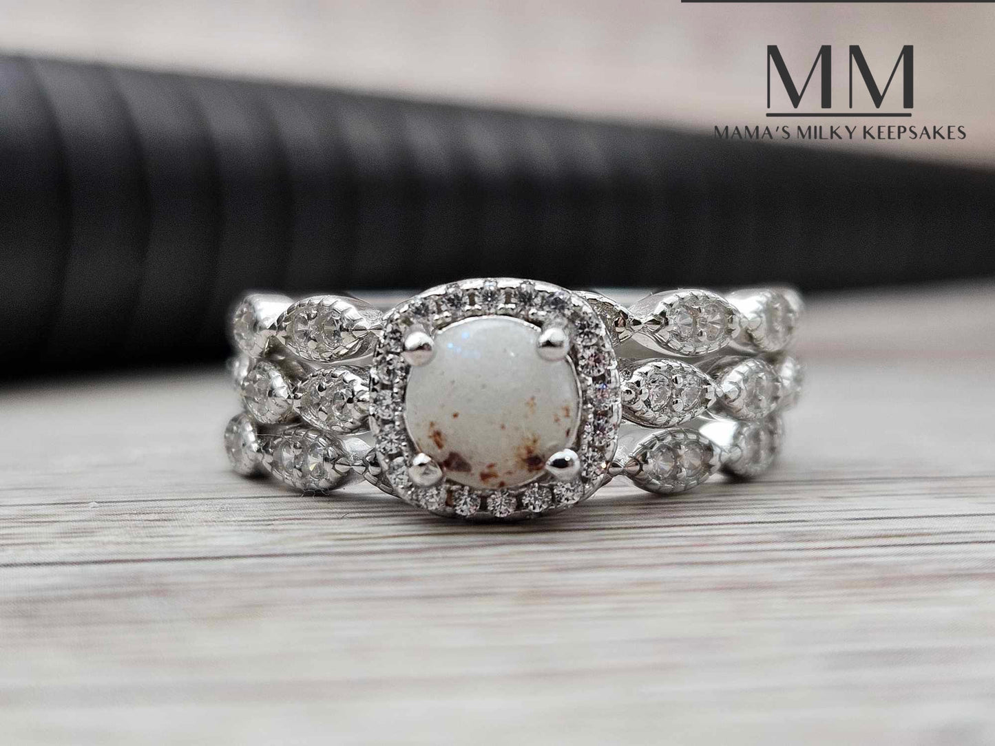 Breastmilk Round Ring Cremation Round Ring Keepsake Round Ring Sterling Silver Round Ring, Hair Heart Round Ring, Ash round Ring, Umbilical Cord, Round Ring BreastmilkJewelry Round Ring