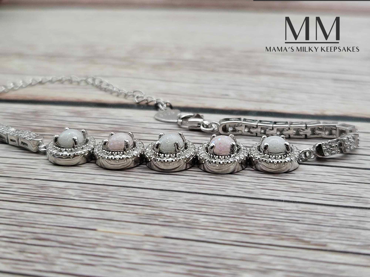 Breastmilk Round Bracelet, Cremation Round Bracelet, Keepsake Round Bracelet, Sterling Silver Round Bracelet, Hair Round Bracelet, Ash Round Bracelet, Umbilical Cord Round Bracelet, BreastmilkJewelry Round Bracelet