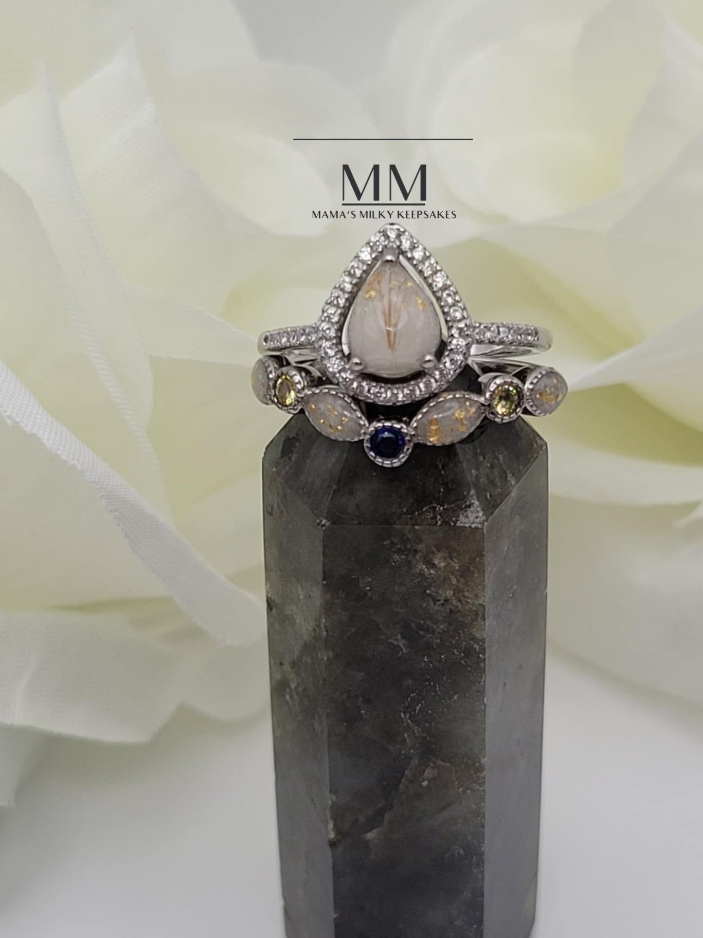 Breastmilk Pear Set, Cremation Pear Set, Keepsake Pear Set, Sterling Silver Pear Set, Hair Pair Set, Ash Pear Set, Umbilical Cord Pear Set, BreastmilkJewelry Pear Set