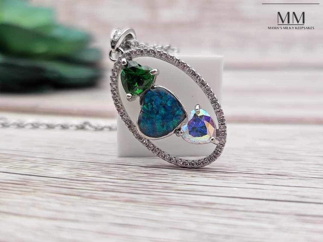 Three Hearts Necklace