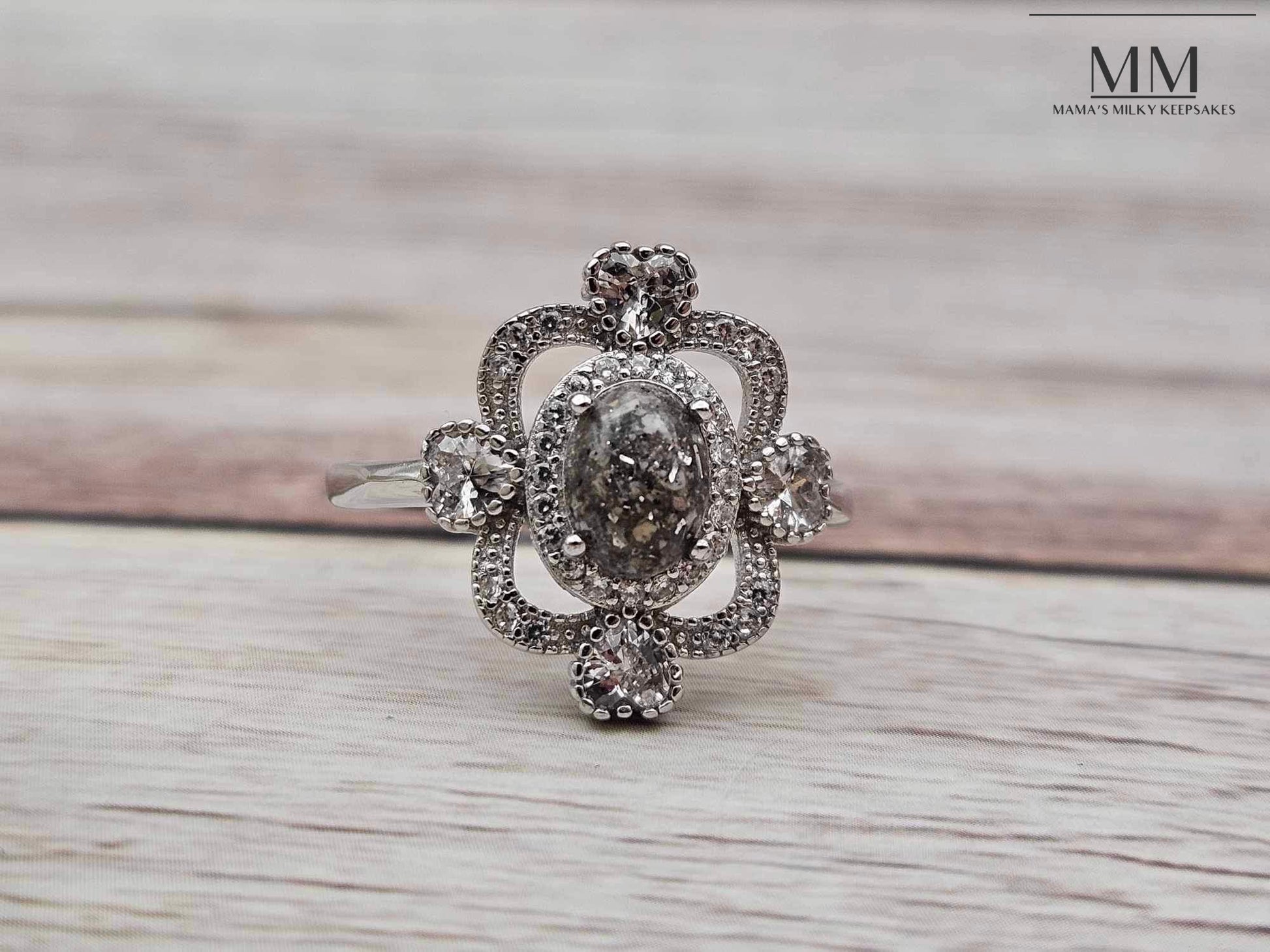 Breastmilk Oval Ring, Cremation Oval Ring, Keepsake Oval Ring, Sterling Silver Oval Ring, Hair Oval Ring, Ash Oval Ring, Umbilical Cord Oval Ring, BreastmilkJewelry Oval Ring