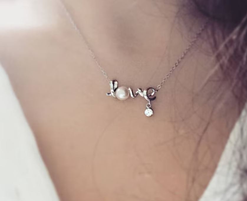 Love Pearl Necklace