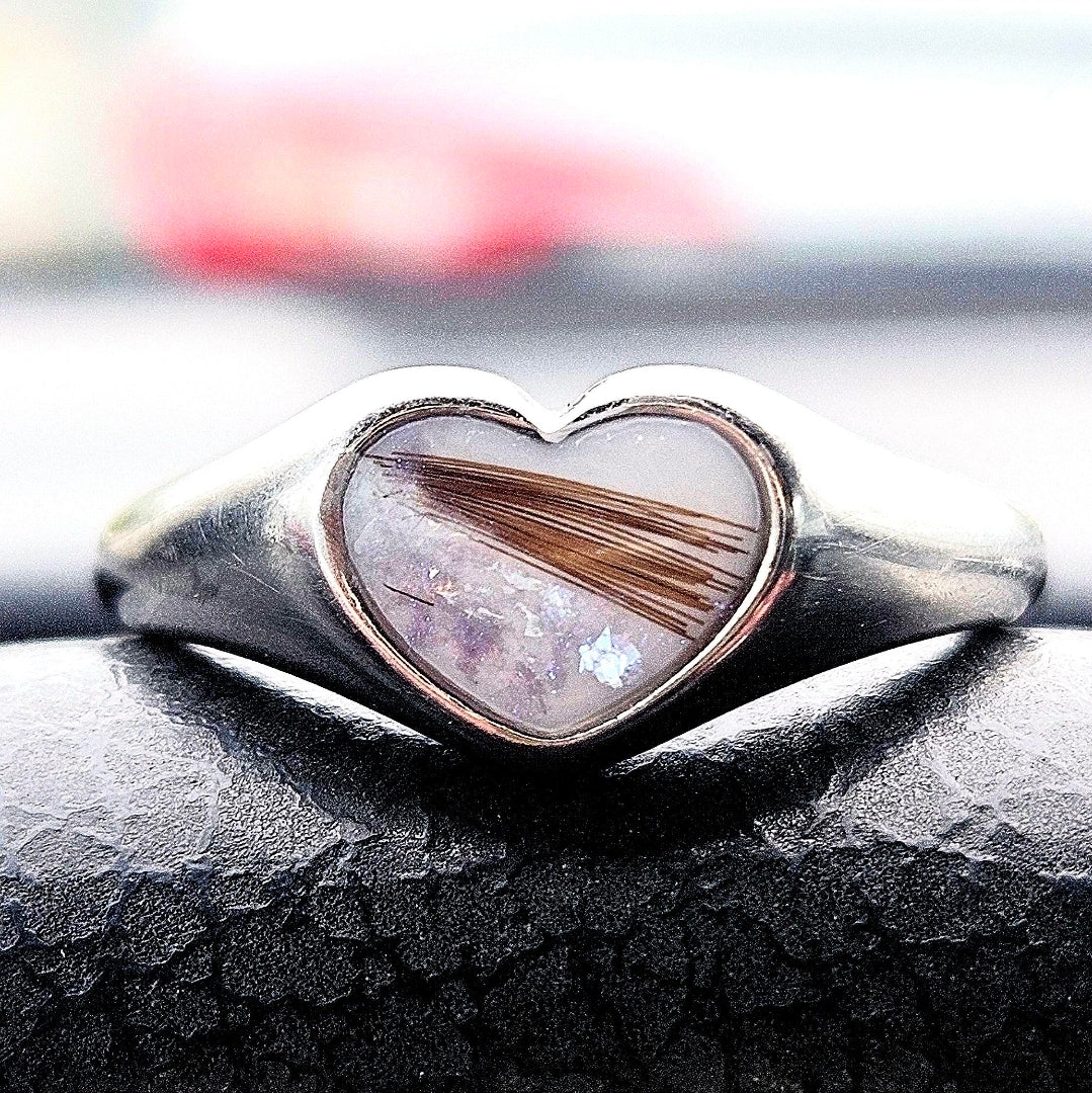 Heart Inlay Ring