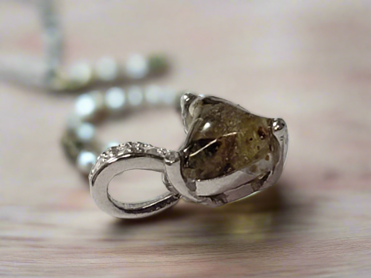 Breastmilk heart necklace, Cremation heart necklaces , Keepsake heart necklace, Sterling Silver heart necklace, Hair heart necklace, Ash Heart necklace, Umbilical Cord heart necklace, BreastmilkJewelry heart necklace