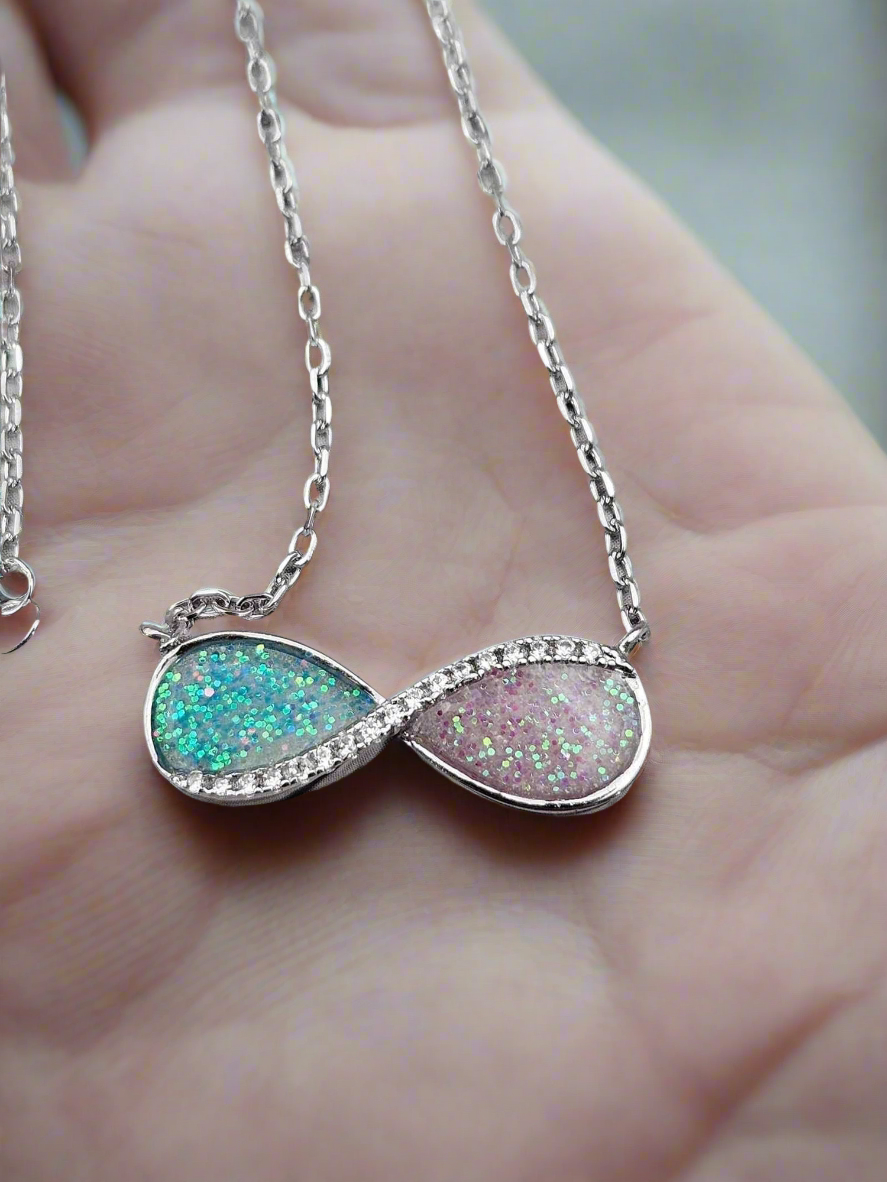 Infinity Necklace DIY