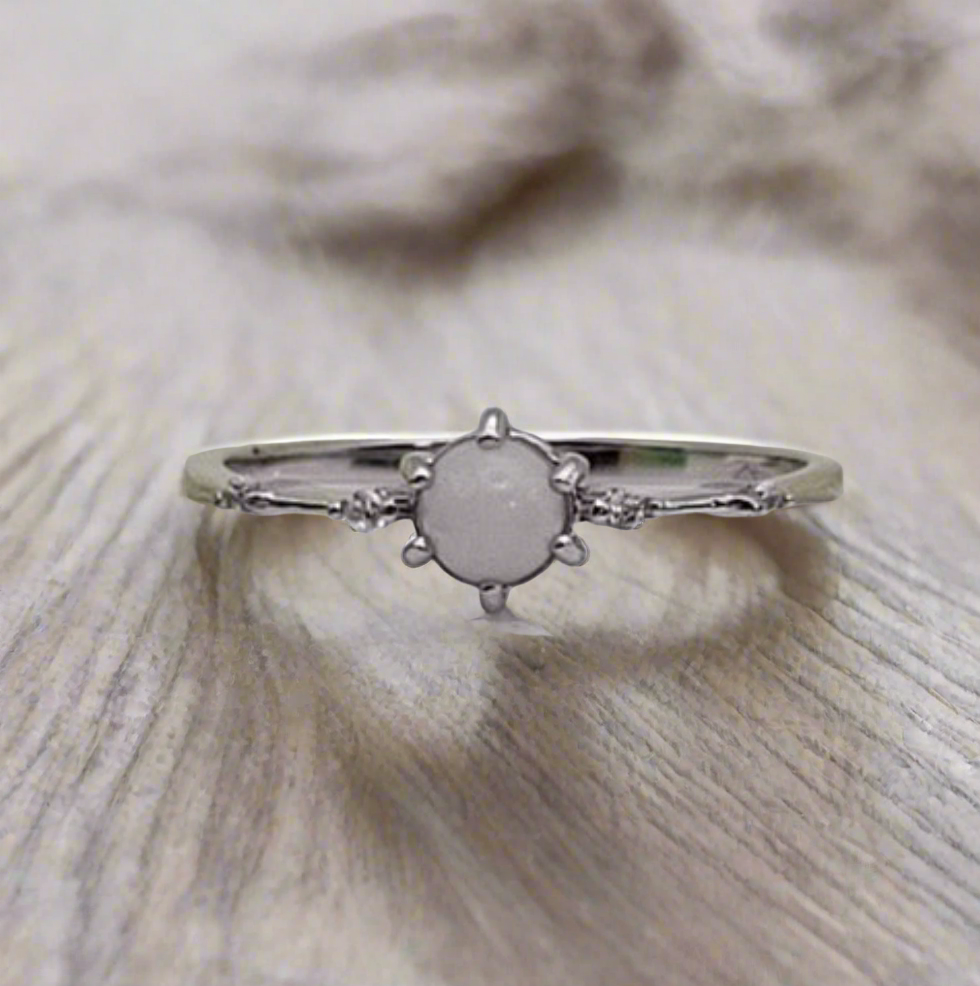 Breastmilk Round Ring, Cremation Round Ring, Keepsake Round Ring, Sterling Silver Round Ring, Hair Round Ring, Ash Round Ring, Umbilical Cord Round Ring, BreastmilkJewelry Round Ring