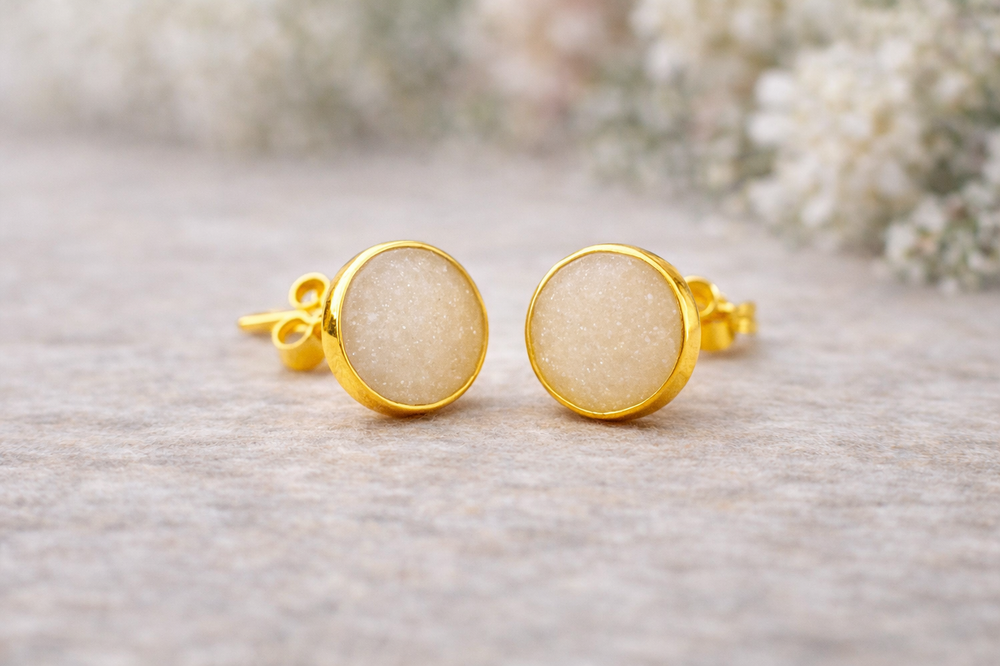 Studded earrings