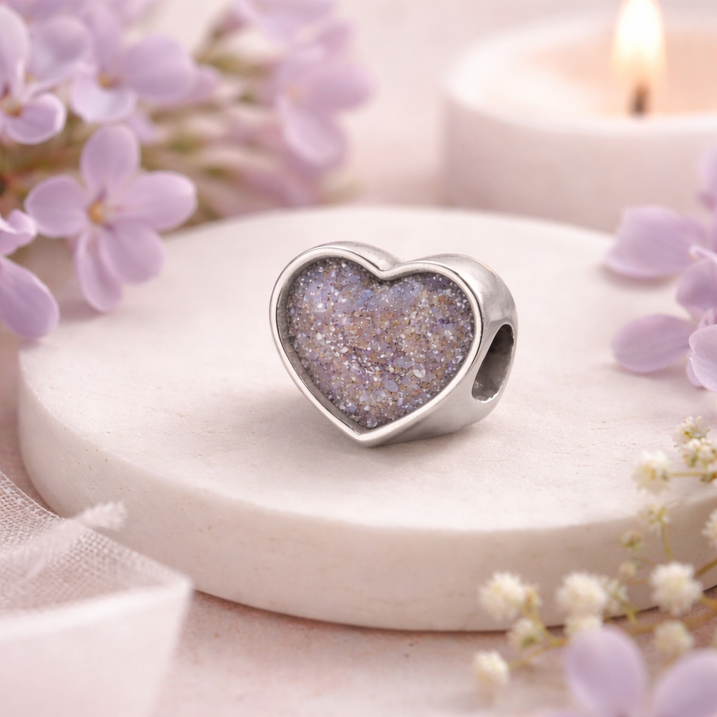 Simple Heart Pandora Bead Charm