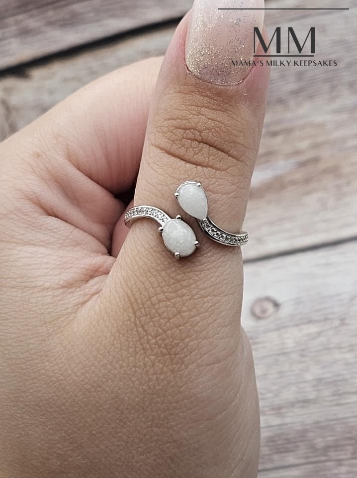 Rue Two Stone Ring