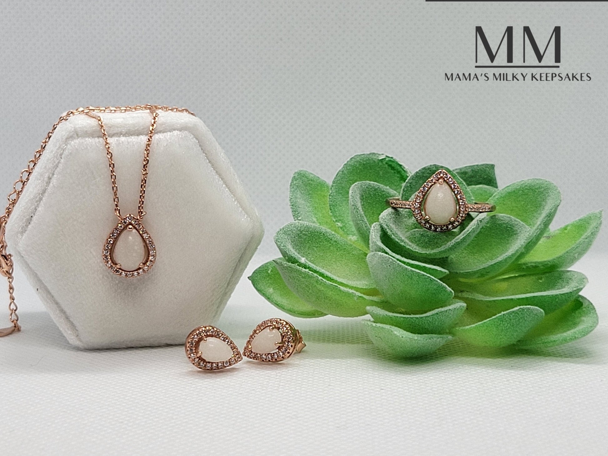 Breastmilk Pear Set, Cremation Pear Set, Keepsake Pear Set, Sterling Silver Pear Set, Hair Pear Set, Ash Pear Set, Umbilical Cord Pear Set, BreastmilkJewelry Pear Set