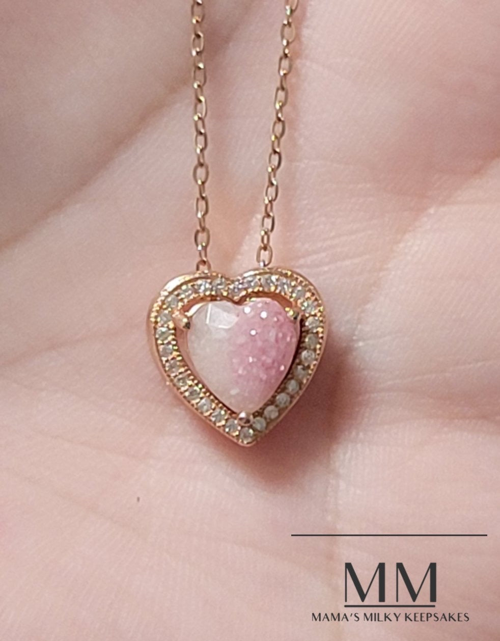 Breastmilk Heart Pendant, Cremation Heart Pendant, Keepsake Heart Pendant, Sterling Silver Heart Pendant, Hair Heart Pendant, Ash Heart Pendant, Umbilical Cord Heart Pendant, BreastmilkJewelry Heart Pendant