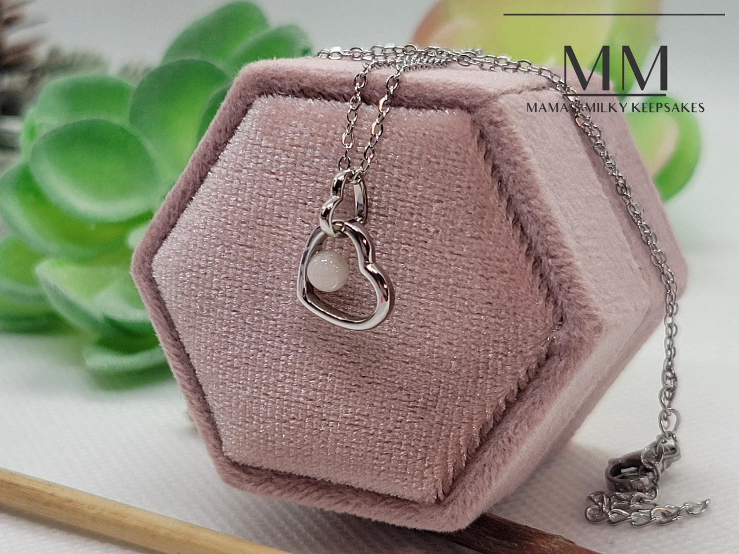 Pearl Heart Necklace