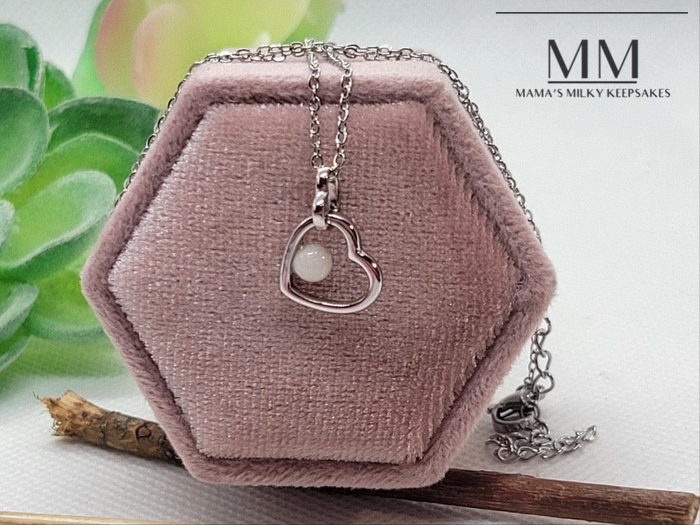 Pearl Heart Necklace