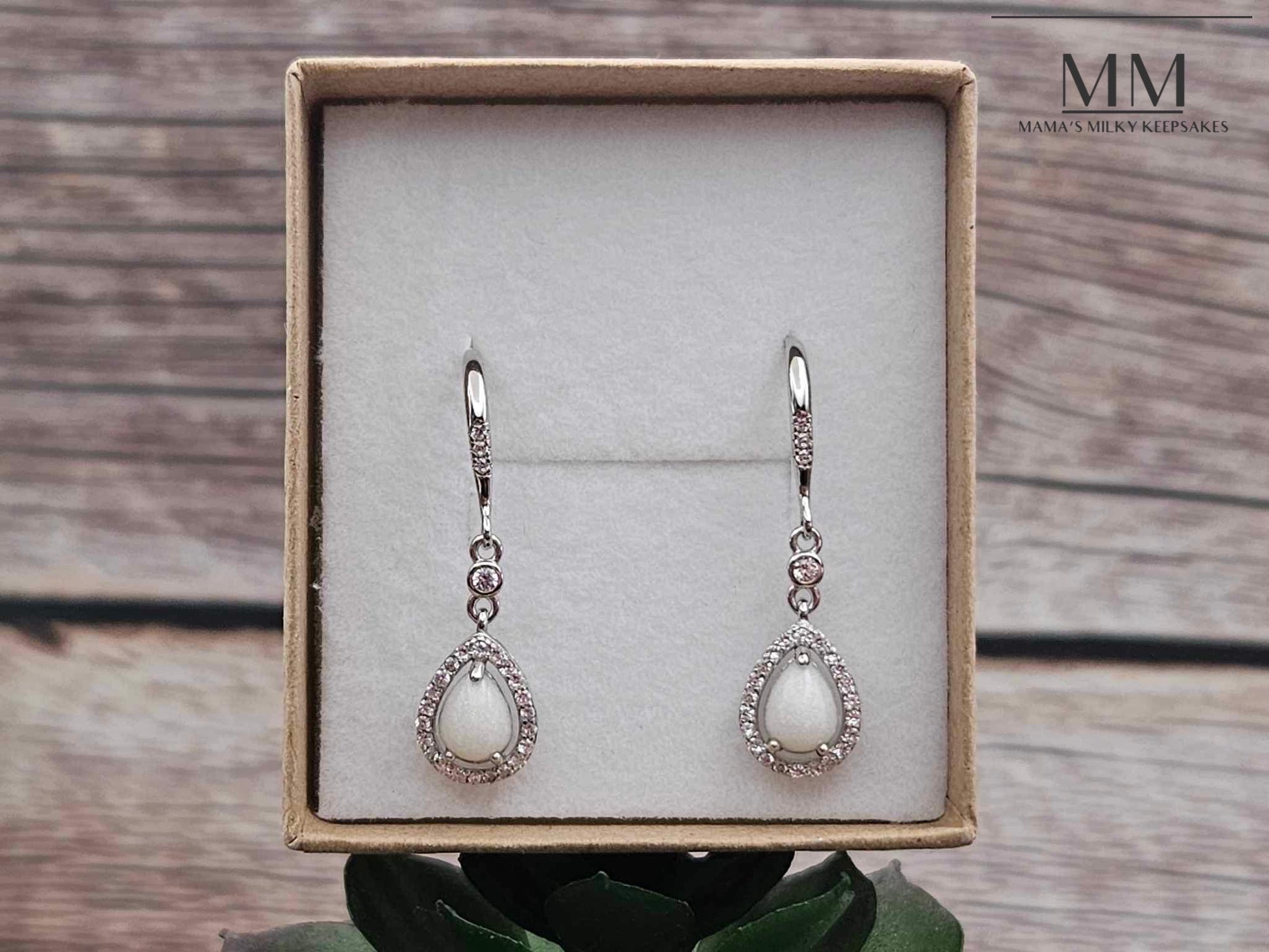 Breastmilk Pear Earrings, Cremation Pear Earrings, Keepsake Pear Earrings, Sterling Silver Pear Earrings, Hair Pear Earrings, Ash Pear Earrings, Umbilical Cord Pear Earrings, BreastmilkJewelry Pear EArrings