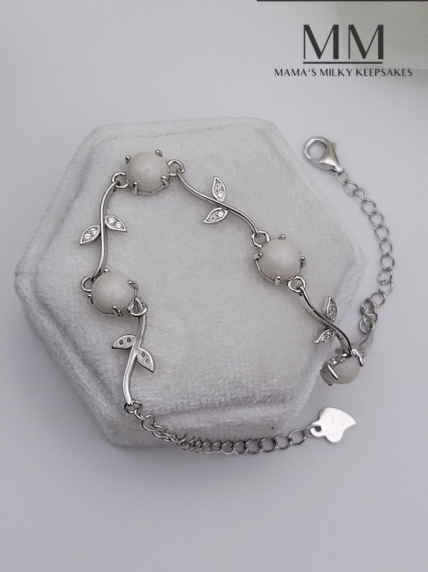 Breastmilk Round bracelet, Cremation Round bracelet, Keepsake Round bracelet, Sterling Silver Round bracelet, Hair Round bracelet, Ash Round bracelet, Umbilical Cord Round bracelet, BreastmilkJewelry Round bracelet