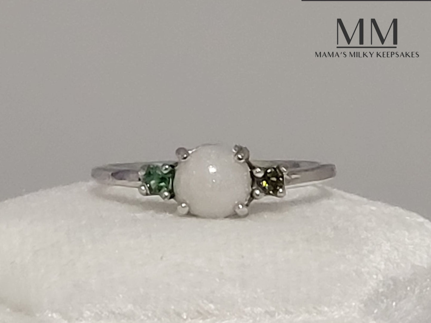 Breastmilk Round Ring Cremation Round Ring, Keepsake Round Ring, Sterling Silver Round Ring, Hair Round Ring, Ash Round Ring, Umbilical Cord Round Ring, BreastmilkJewelry Round Ring