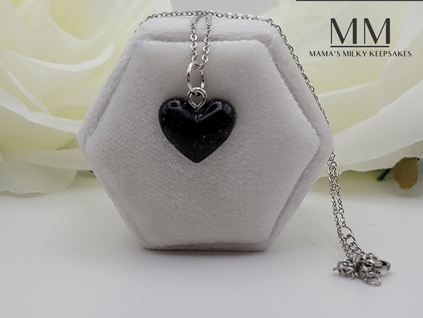 Breastmilk Heart Necklace Pendant Cremation Heart Necklace Pendant Keepsake Heart Necklace HEart Pendant Sterling Silver Heart Necklace Pendant, Hair Heart Necklace Pendant, Ash Heart Pendant, Umbilical Cord Heart Necklace Pendant, BreastmilkJewelry Heart Necklace Pendant