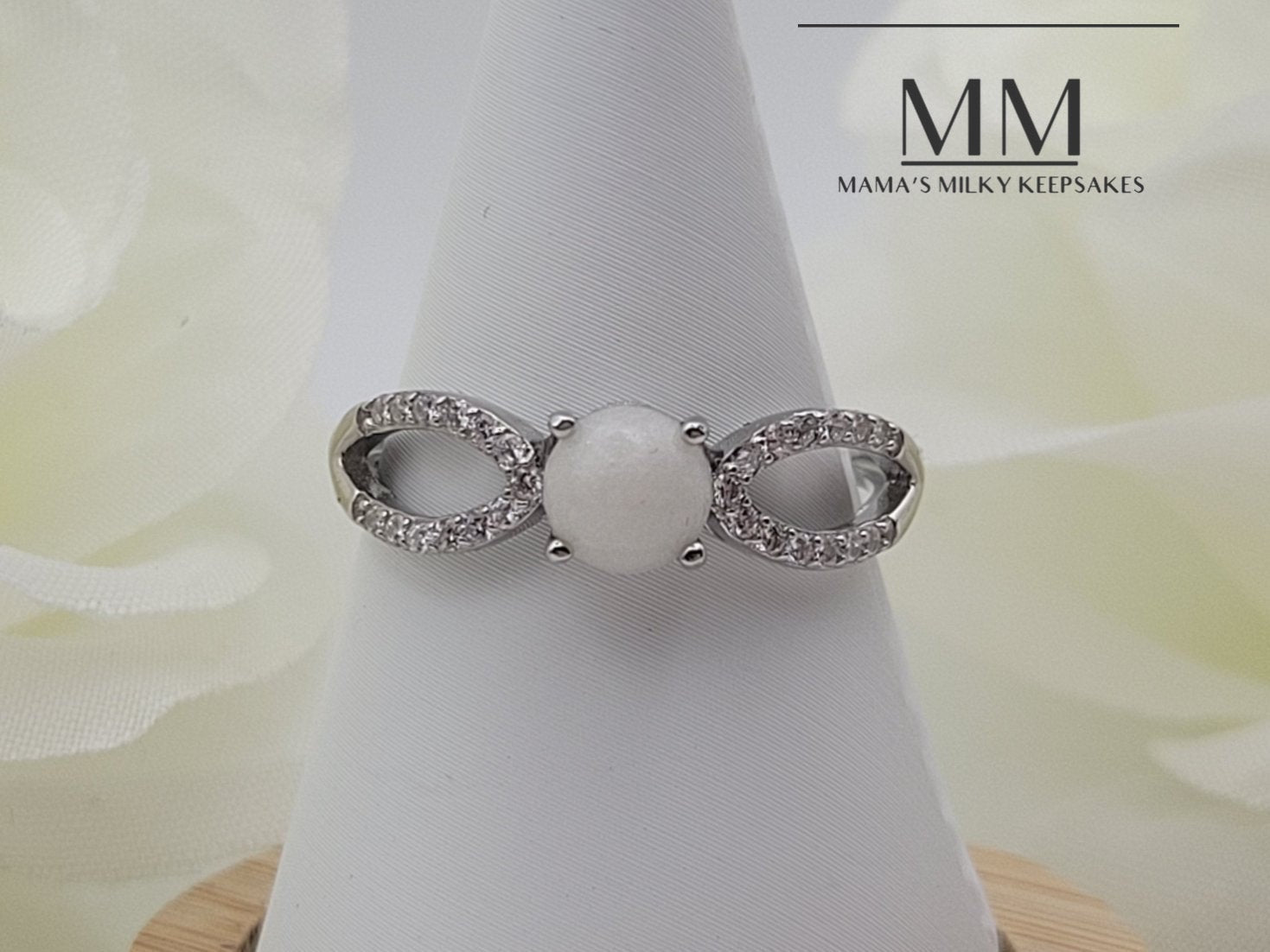 Breastmilk Round Ring, Cremation Round Ring, Keepsake Round Ring, Sterling Silver Round Ring, Hair Ring, Ash Ring, Umbilical Cord Ring, BreastmilkJewelry Round Ring