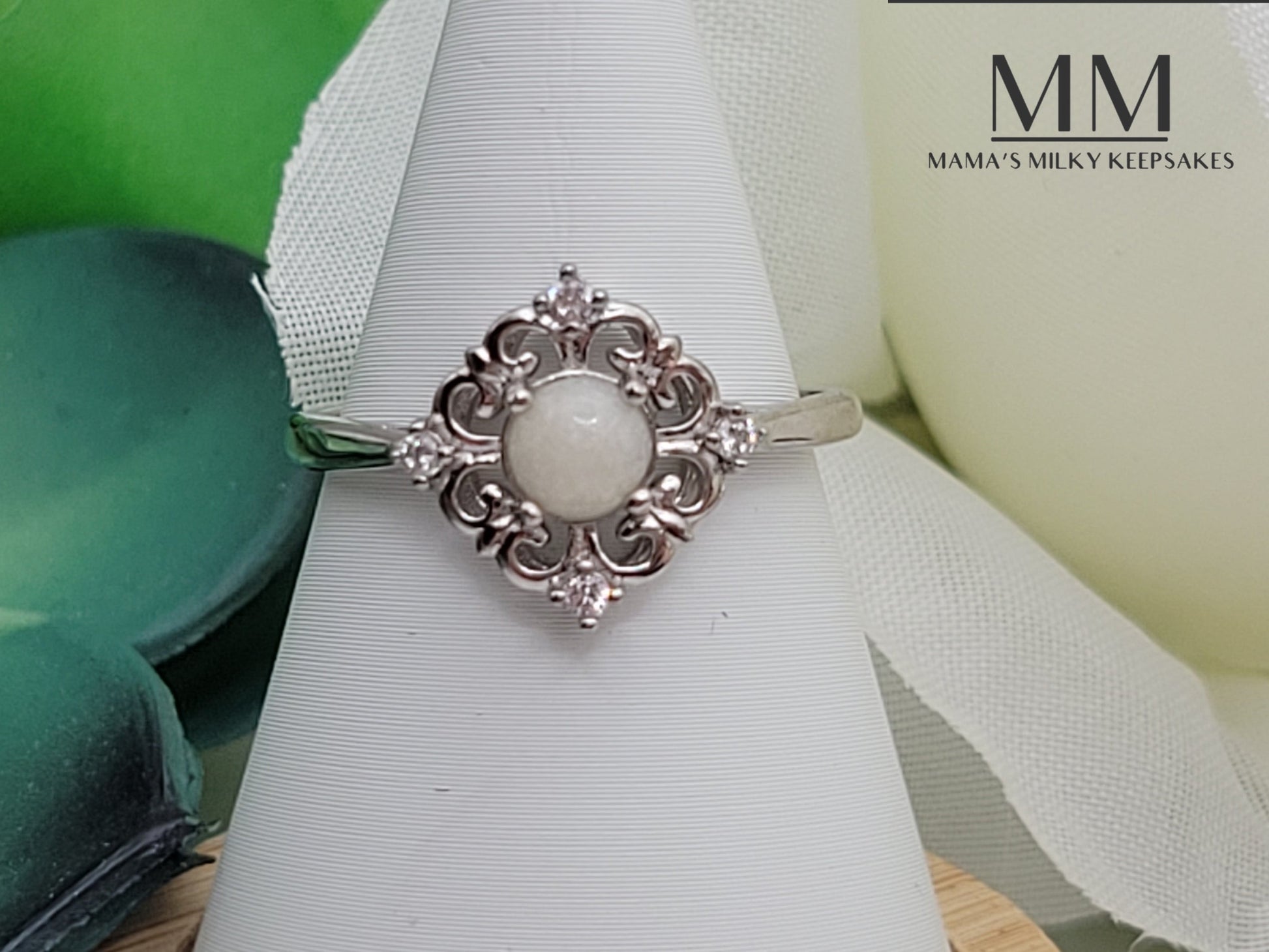 Breastmilk Round Ring, Cremation Round Ring, Keepsake Round Ring, Sterling Silver Round Ring, Hair Ring, Ash Ring, Umbilical Cord Ring, BreastmilkJewelry Round Ring