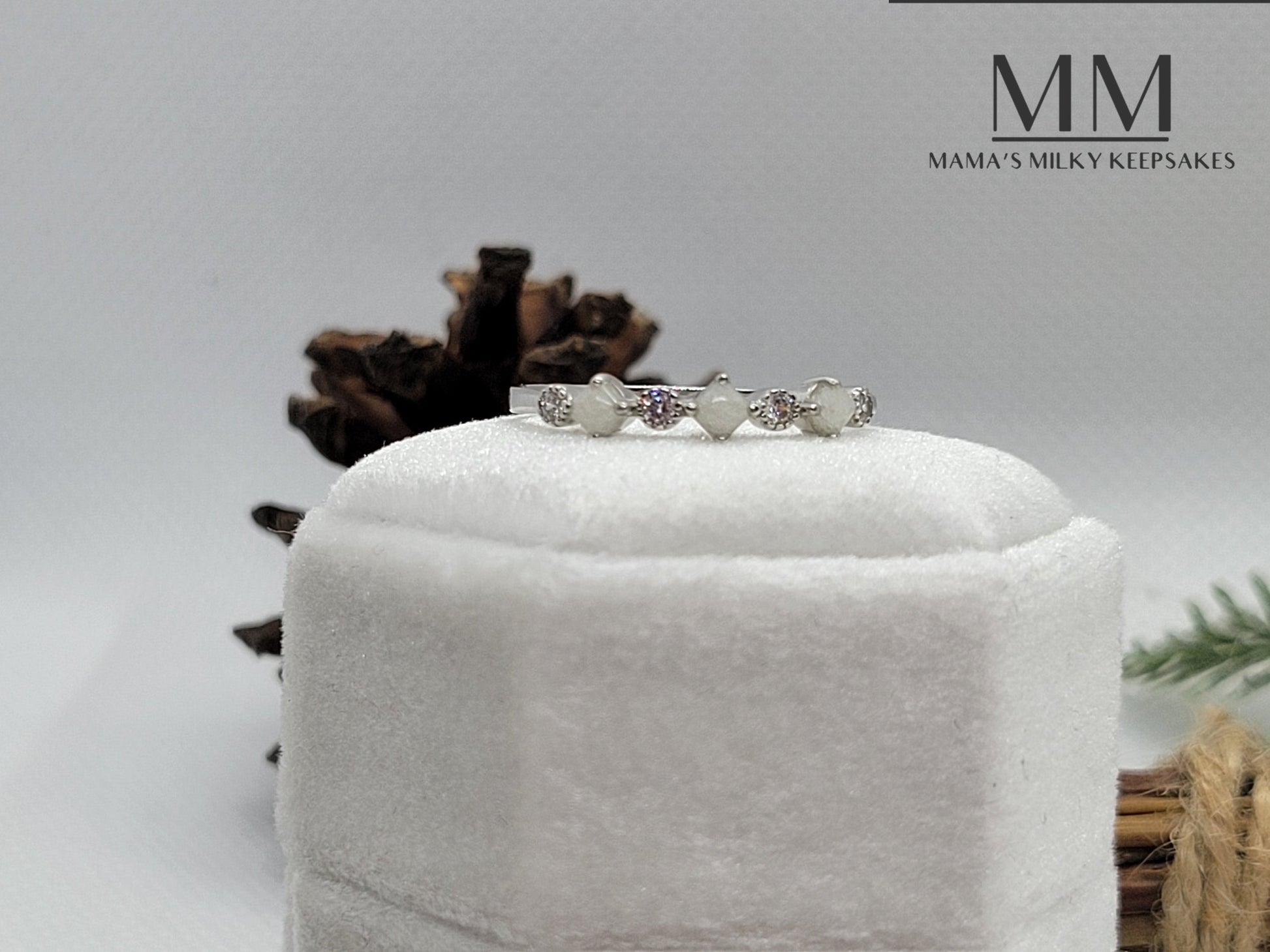 Breastmilk Round Ring, Cremation Round Ring, Keepsake Round Ring, Sterling Silver Round Ring, Hair Round Ring, Ash Round Ring, Umbilical Cord Round Ring, BreastmilkJewelry Round Ring