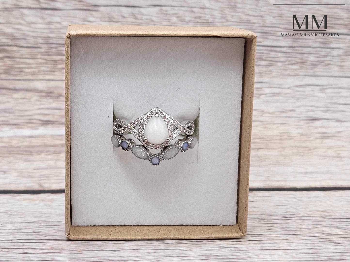 Breastmilk Pear Set, Cremation Pear Set, Keepsake Pear Set, Sterling Silver Pear Set, Hair Pear Set, Ash Pear Set, Umbilical Cord Pear Set, BreastmilkJewelry Pear Set