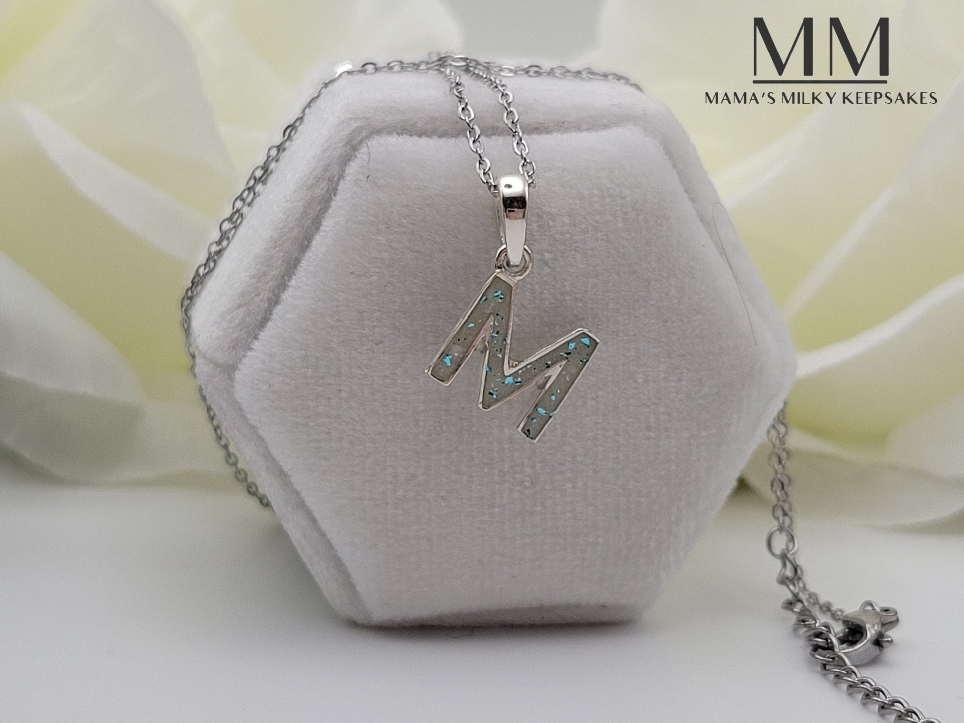 Breastmilk Letter Necklace Pendant
Cremation Letter Necklace Pendant Keepsake Letter Necklace Pendant
 Sterling Silver Letter Necklace Pendant
Hair Letter Necklace Pendant, Ash Letter Necklace Pendant , Umbilical Cord Letter Necklace Pendant
BreastmilkJewelry Letter necklace Pendant