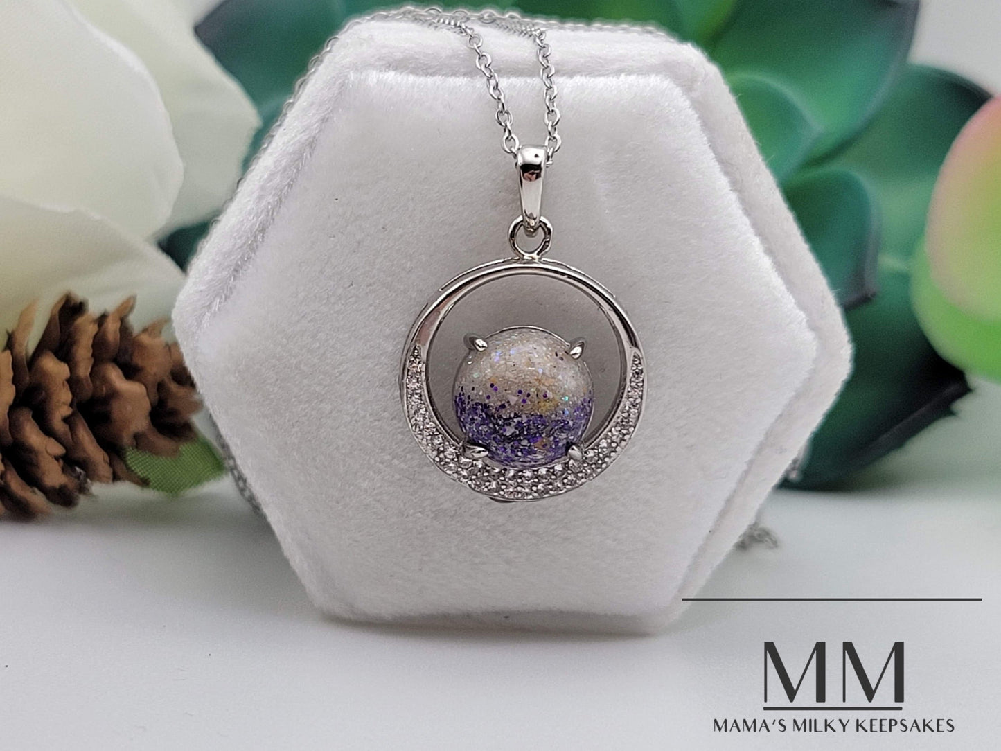 Breastmilk round necklace pendant Cremation round Necklace Pendant Keepsake round Necklace Pendant, Sterling Silver Round Necklace Pendant, Hair round Necklace Pendant, Ash Round Necklace Pendant, Umbilical Cord Round Necklace Pendant, BreastmilkJewelry Round Necklace Pendant