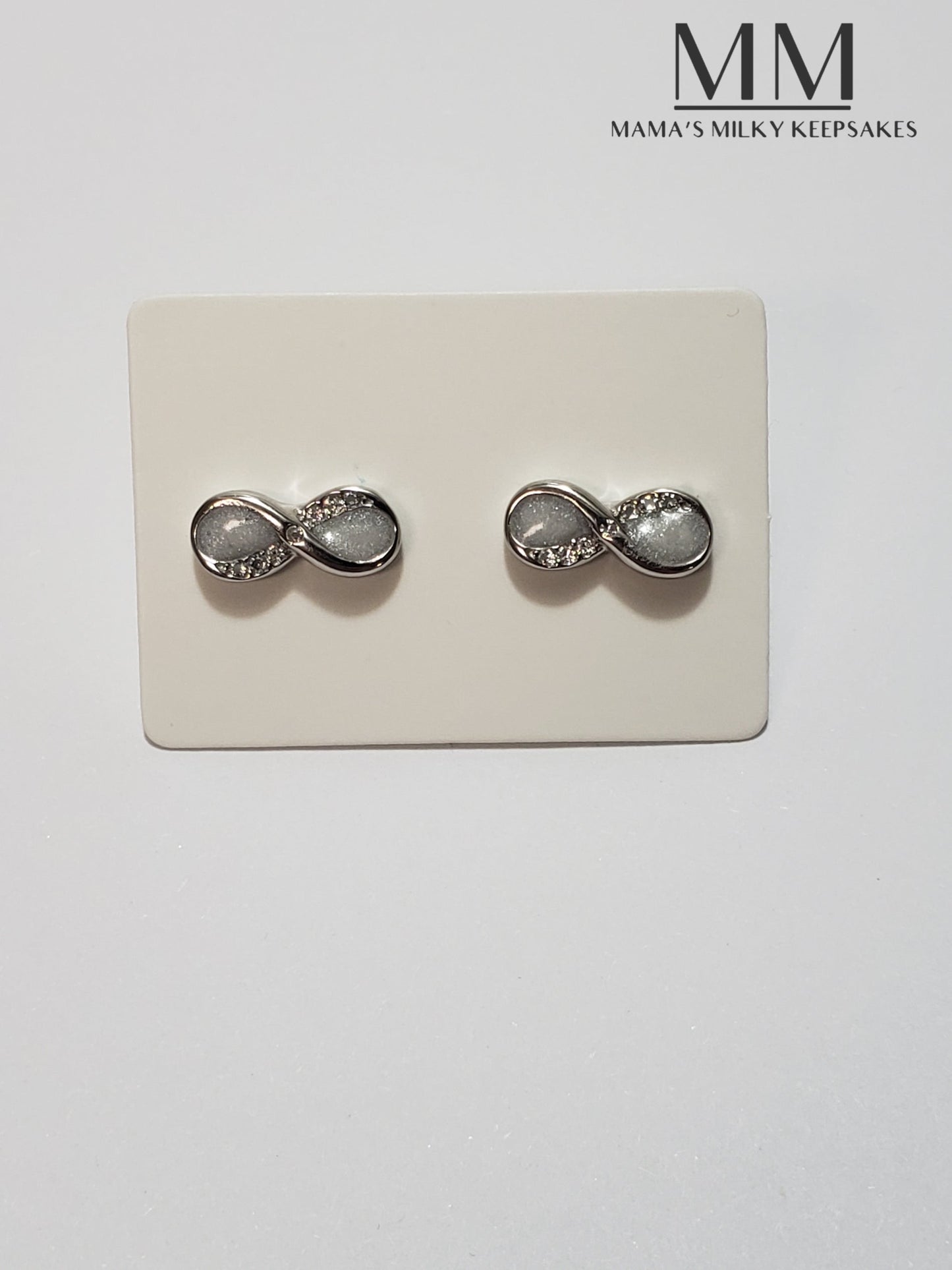 Breastmilk Infinity Earrings
Cremation Infinity Earrings Keepsake Infinity Earrings
Sterling Silver Infinity Earrings
Hair Infinity Earrings, Ash Infinity Earrings , Umbilical Cord Infinity Earrings
BreastmilkJewelry Infinity Earrings