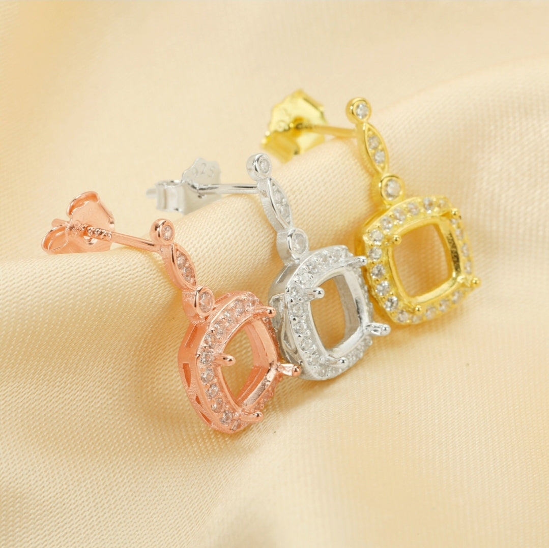 Harper Studded Dangle Earrings