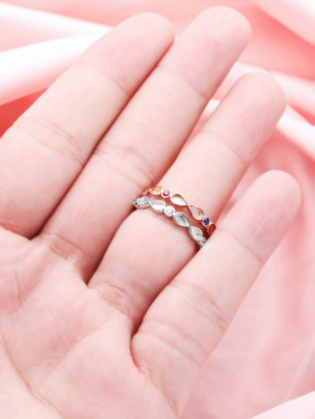 Infinity Birthstone Band