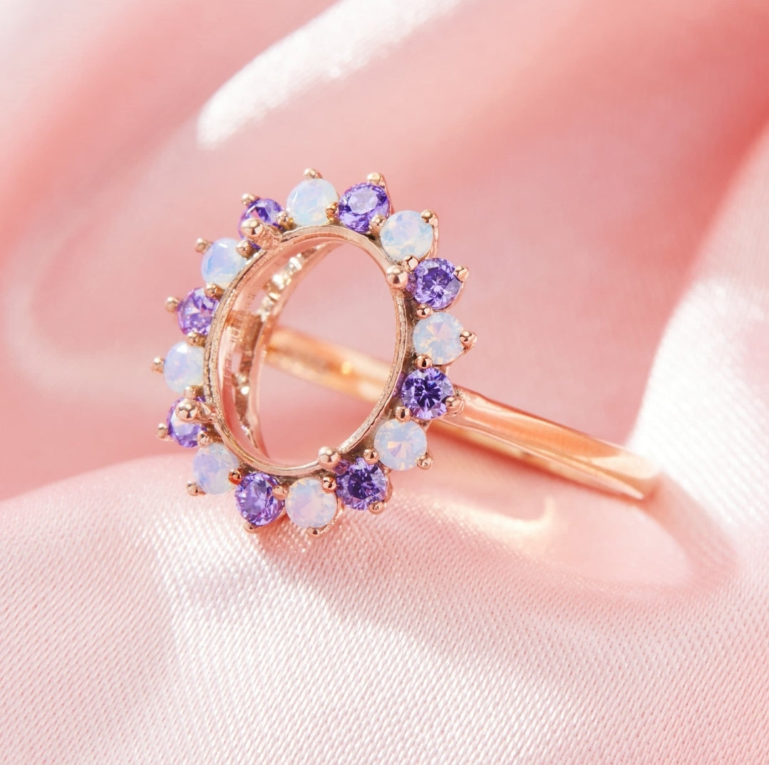 Stella Birthstone Ring 14k