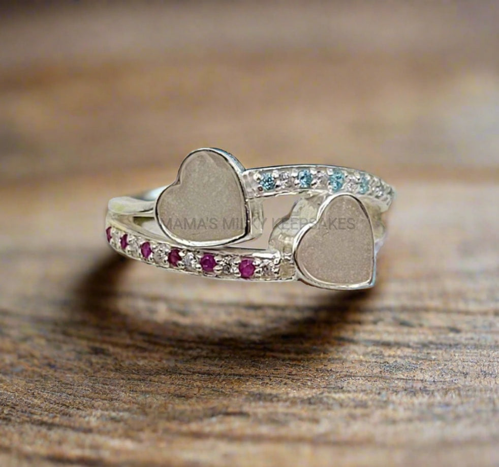 Annalee Twisted Double Heart Ring DIY