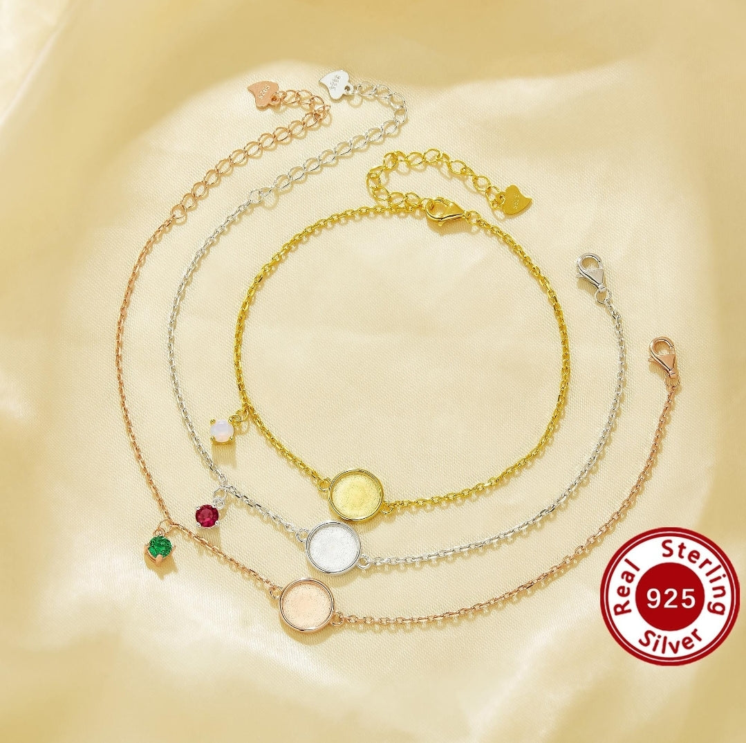 Simple Birthstone Bracelet DIY