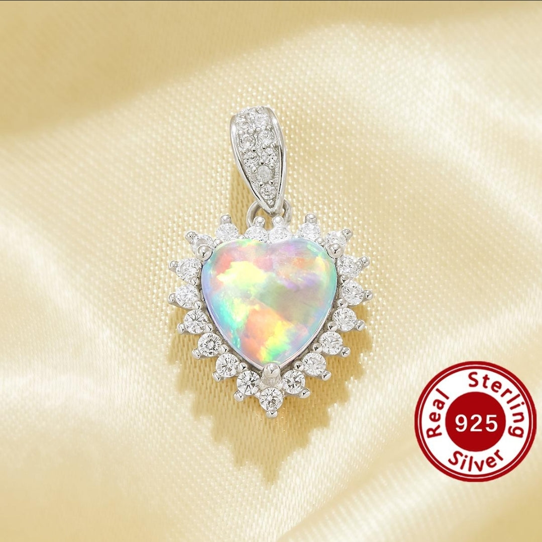 Sunburst Heart Necklace