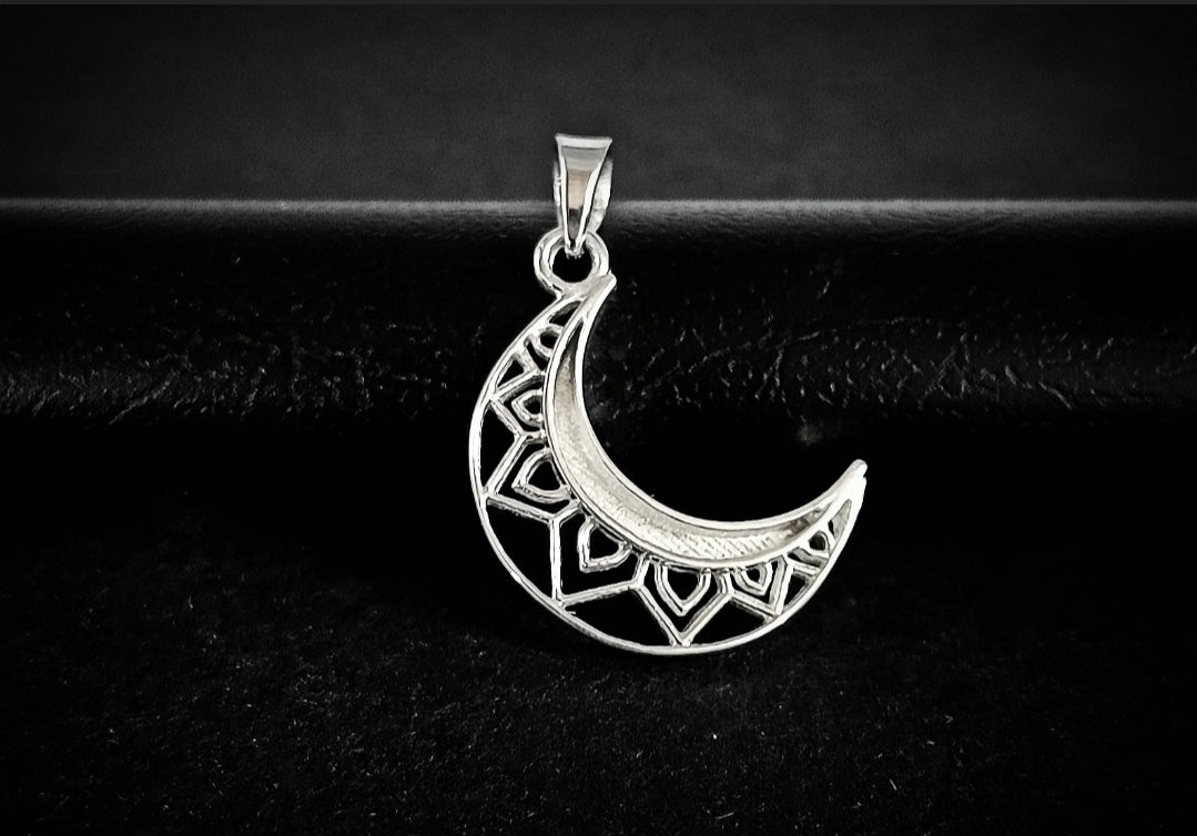 Moon Inlay Pendant