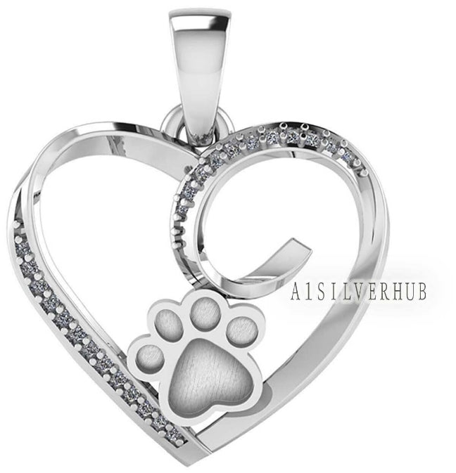 Paw Prints In Our Heart Necklace