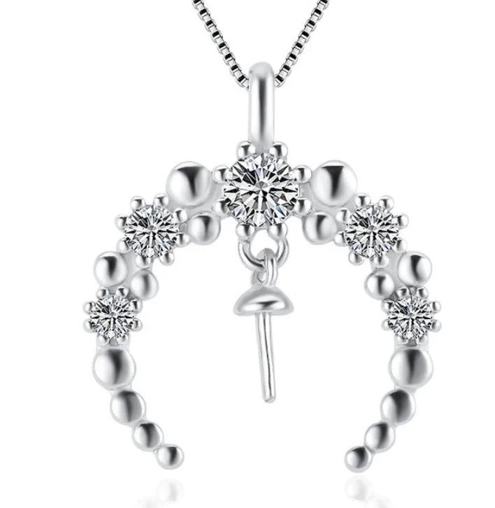 New Moon Pearl Necklace
