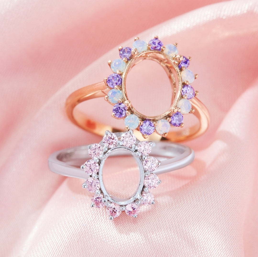 Stella Birthstone Ring 14k